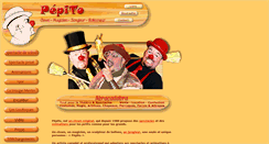 Desktop Screenshot of clownpepito.be